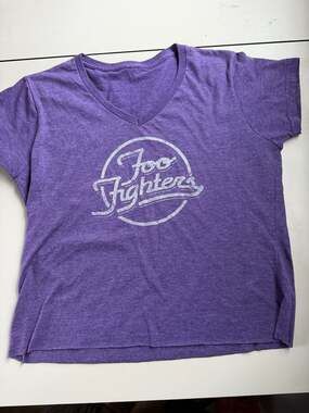 Foo Fighters Purple Concert T Size S